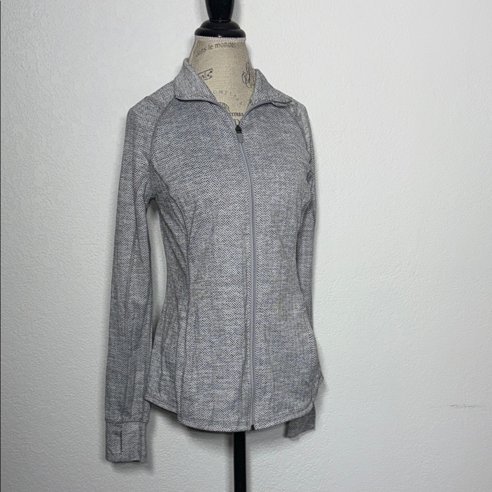 Old Navy Women's Heather Gray Zip-Up Jacket